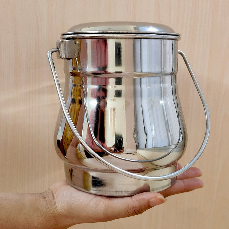 Hive Silver Stainless Steel Container - 1600 mL media 3