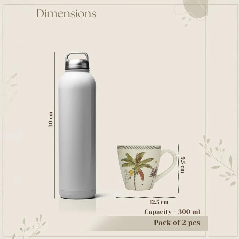 Druvia Porcelain Tea Cup (300 mL Each) - Set Of Two media 8