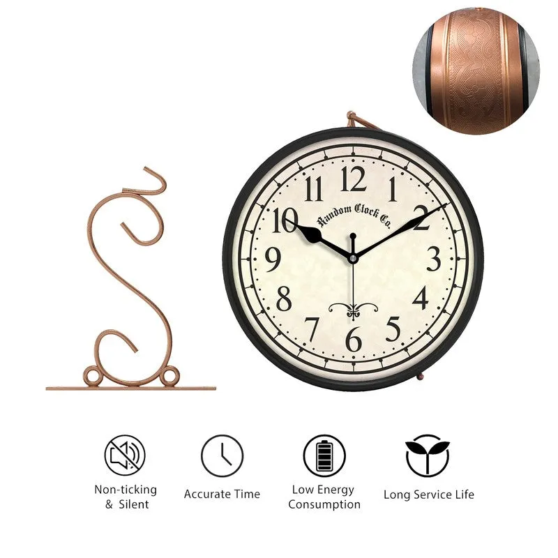 Railmont Double Sided Wall Clock media 7
