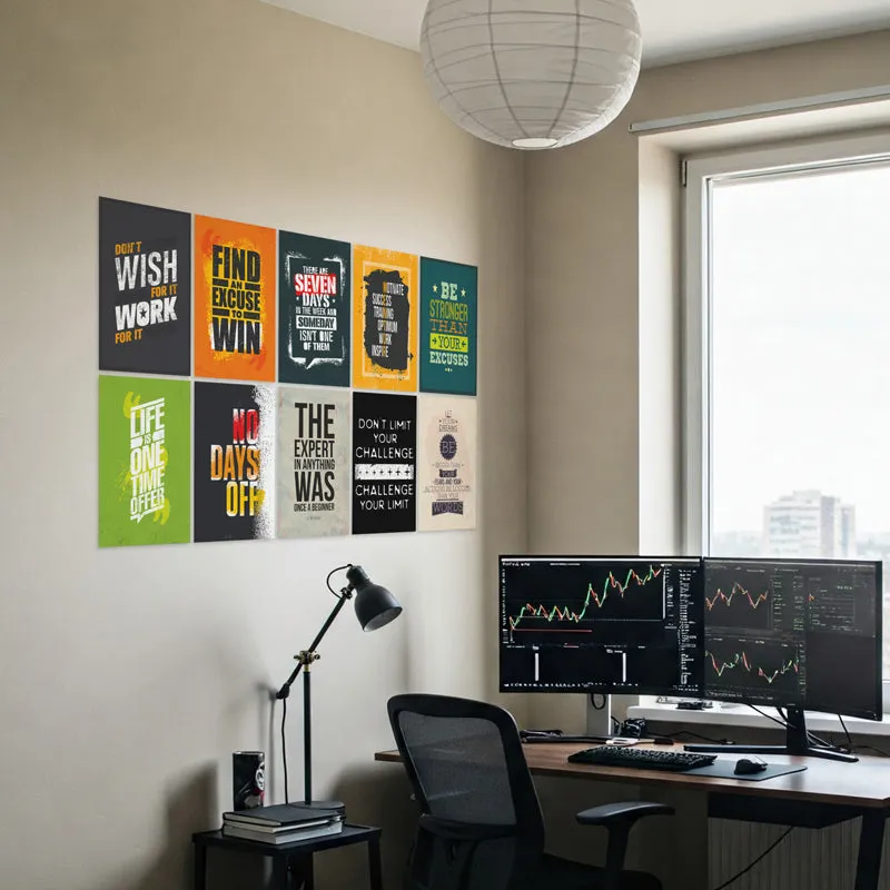 Motivate & Inspire Wall Poster - Set Of Ten media 4