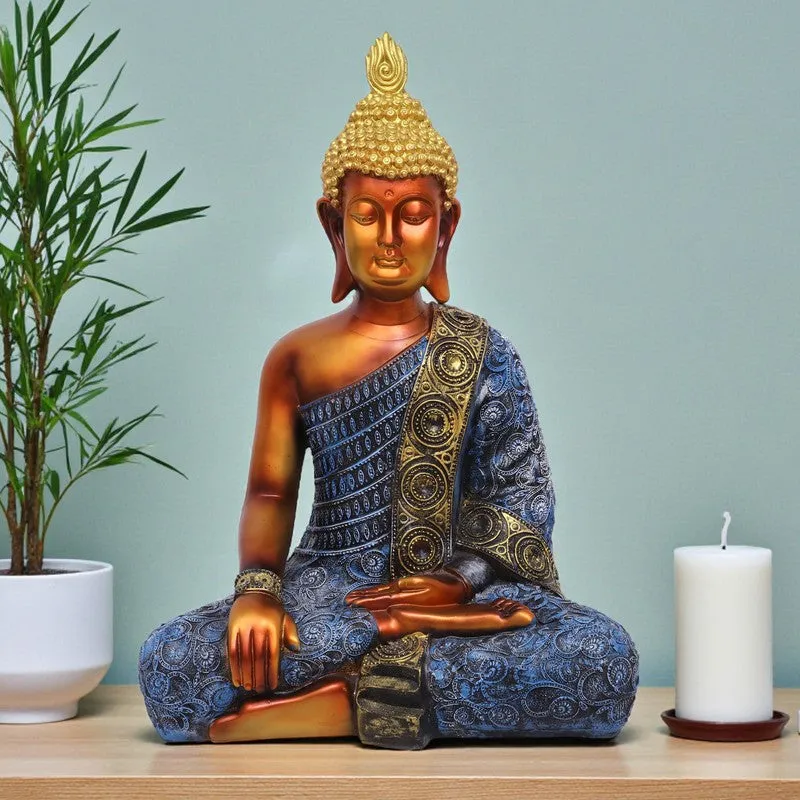 Enlightenment Buddha Polyresin Idol media 1