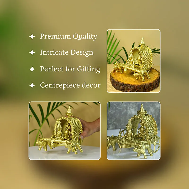 Royal Ratha Brass Showpiece media 4