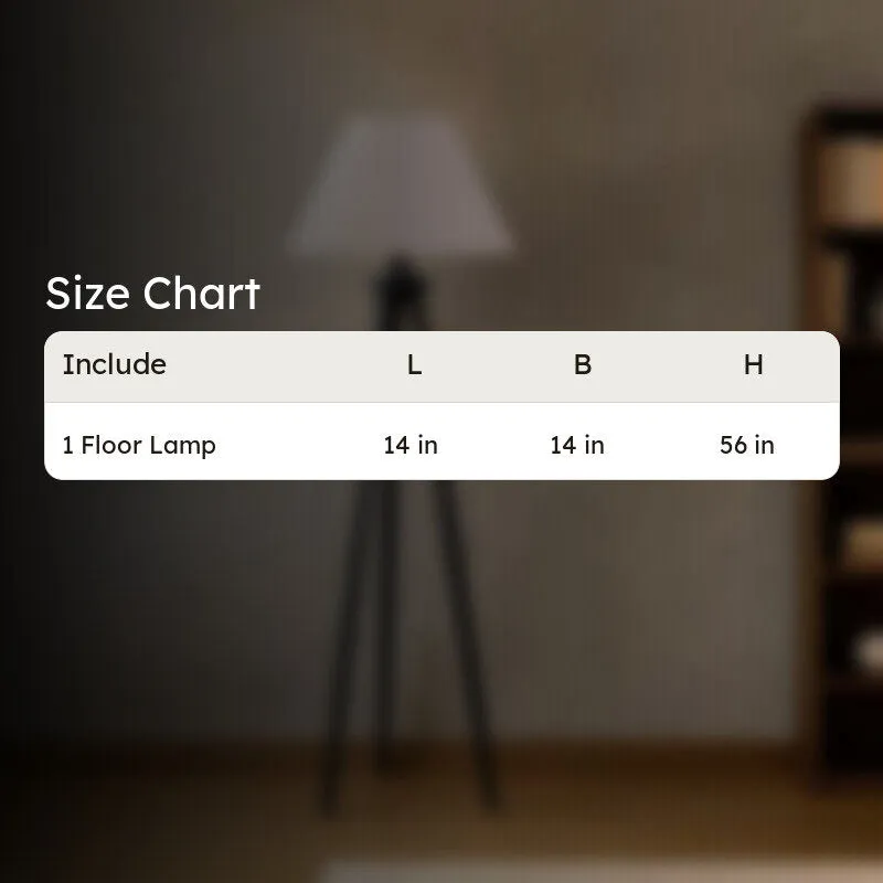 TriElite Conical Floor Lamp (OffWhite) media 7