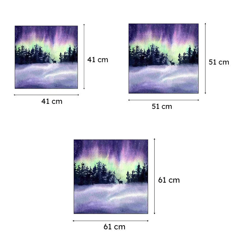Aurora Charm Canvas Wall Art With Frame media 6