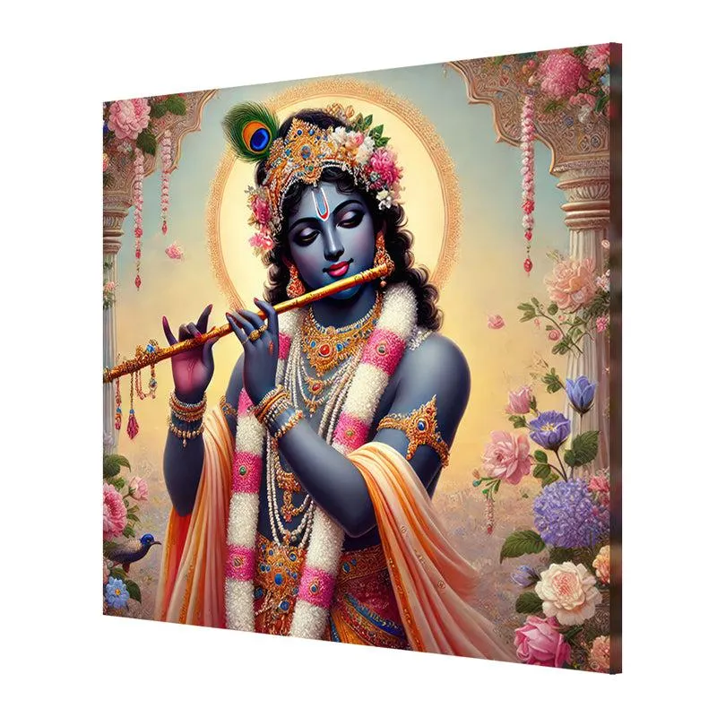 Vanamali Vasudeva Wall Painting media 5