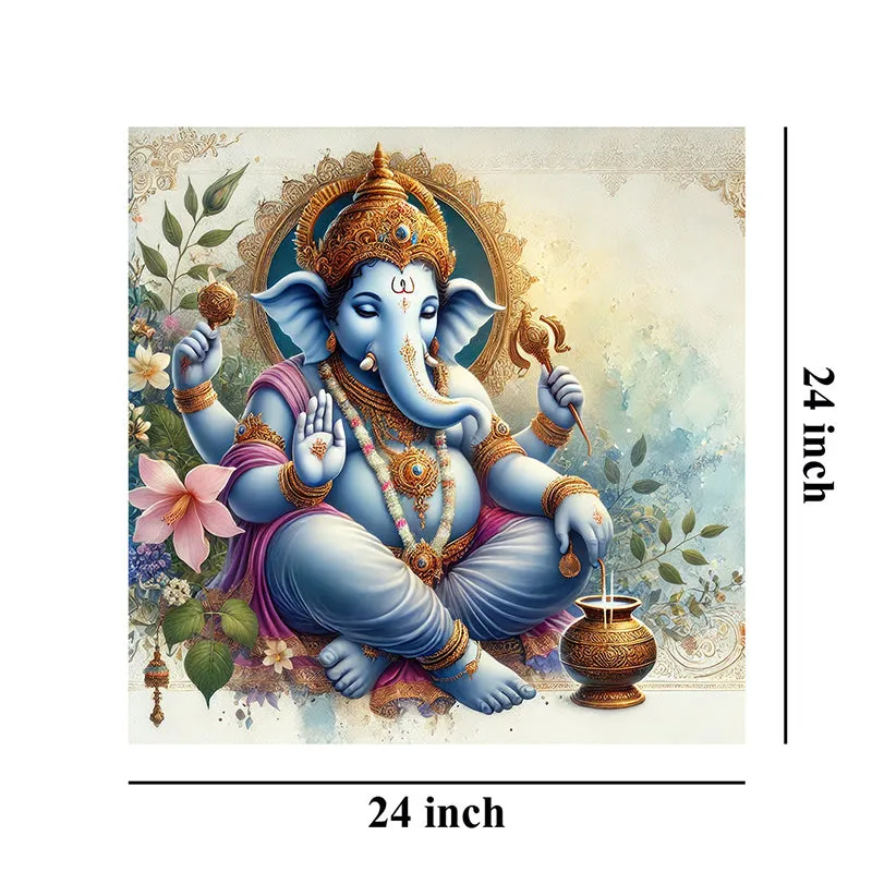 Siddhi Ganapathi Wall Painting media 8