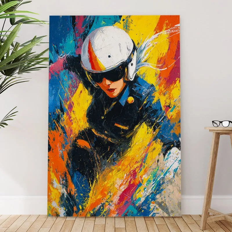 Velocity Burst Rider Canvas Wall Art media 6