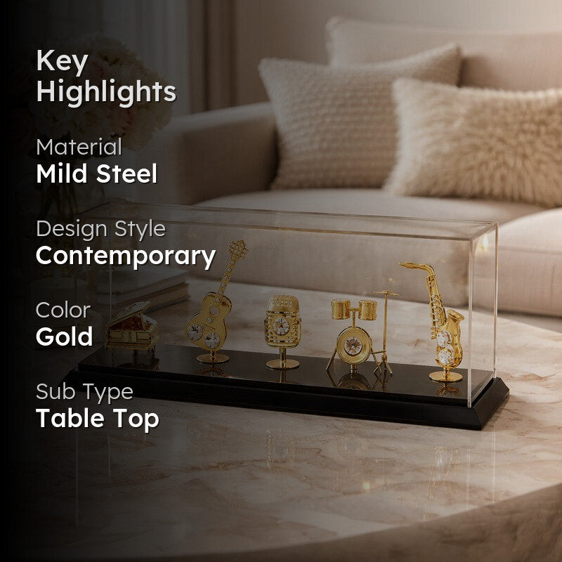 Regal Band 24K Gold Plated Mild Steel Showpiece media 2