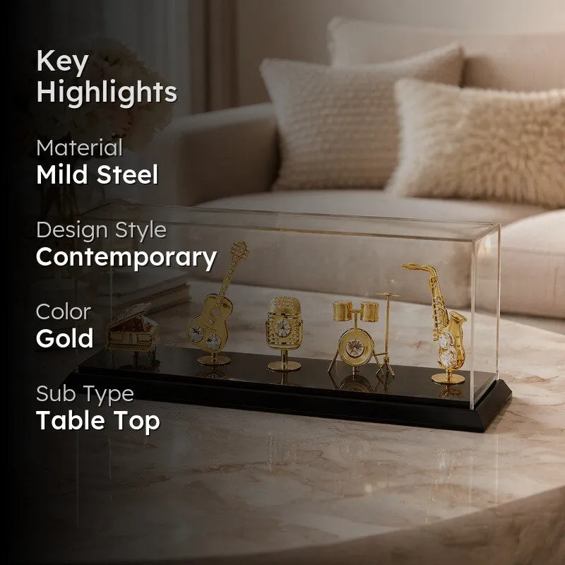 Regal Band 24K Gold Plated Mild Steel Showpiece media 2