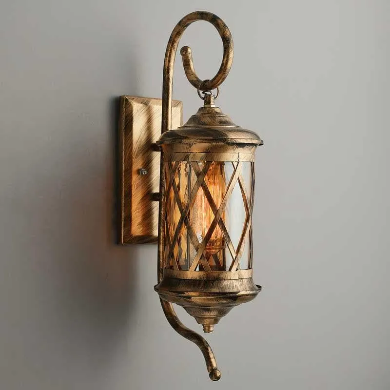 Adiah Glass & Metal Wall Lamp media 3