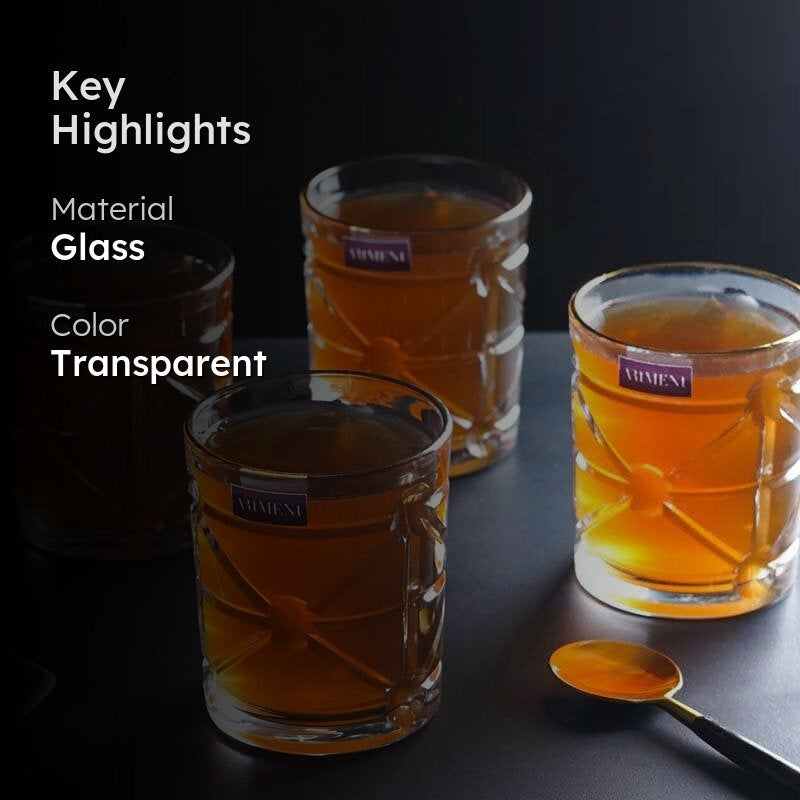 Matrix Old Fashioned Glasses (300 ml ) - Set Of Four media 2