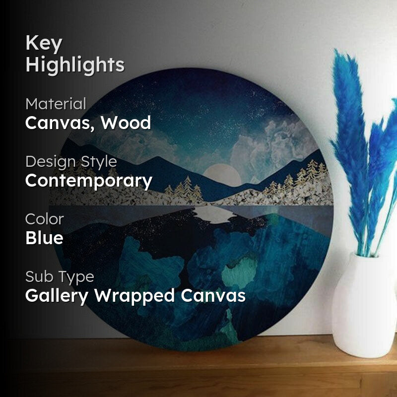 Reflection Hue Canvas Wall Art media 2