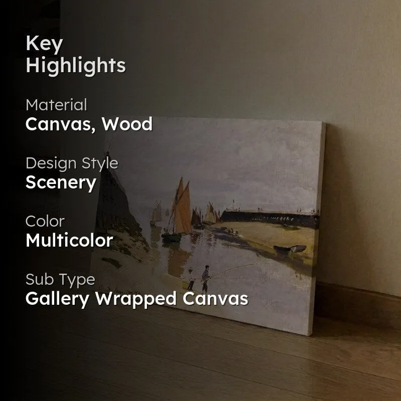 Trouville Boat Canvas Wall Art media 2