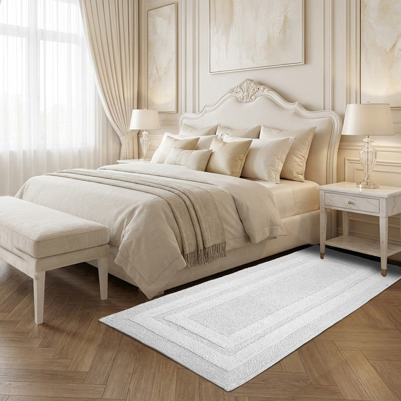 PureStep Cotton Runner Rug - White media 4