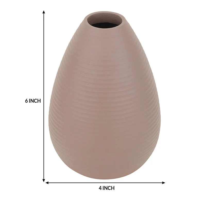 Doro Aluminium Vase - Pink media 5