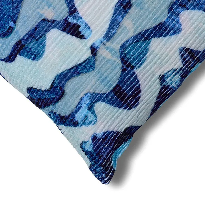 RythmFlow Cushion Cover (Blue) - Set Of Three media 5