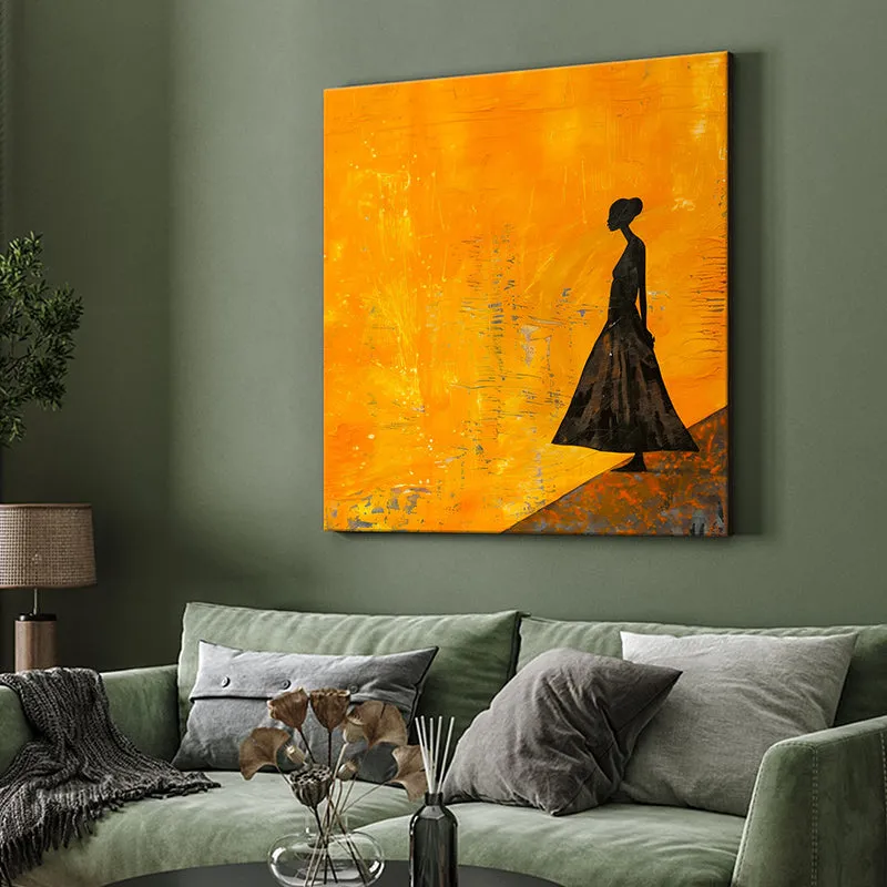 Elegant Lady Wall Painting media 4