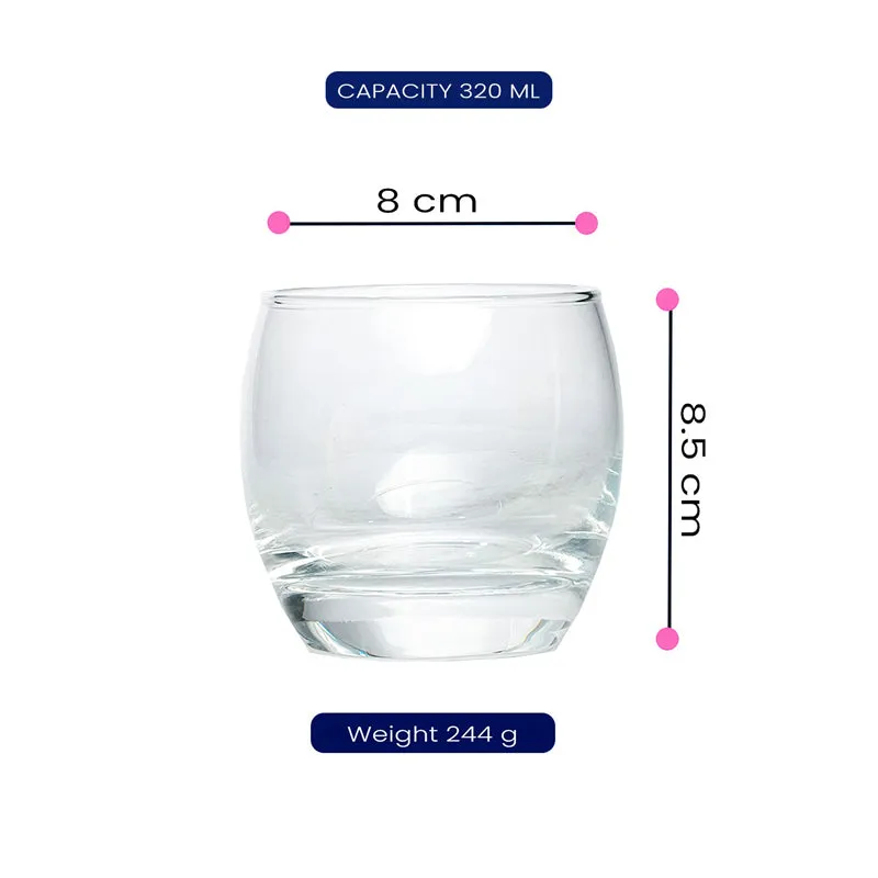 Luminarc Salto Whiskey Glass (320 mL) - Set Of Six media 6