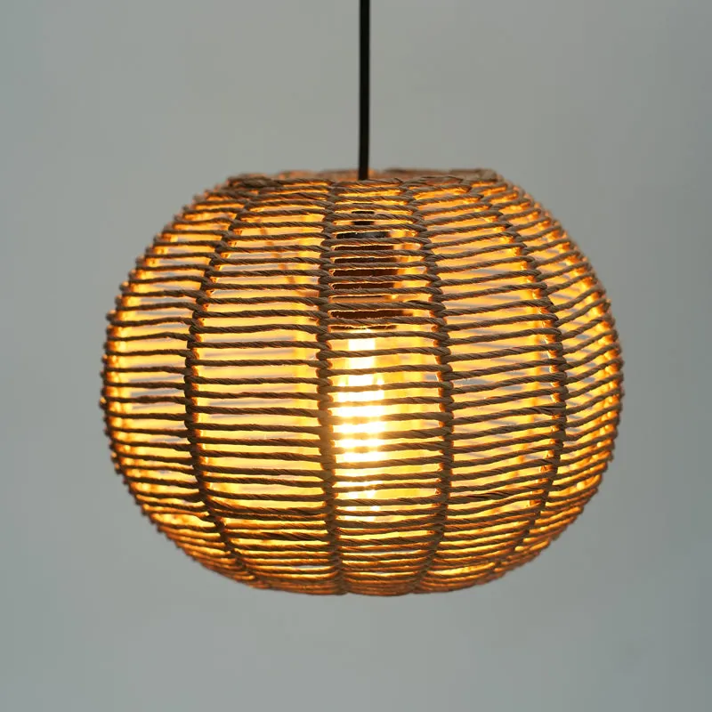 Lume Ray Rattan Ceiling Lamp media 4