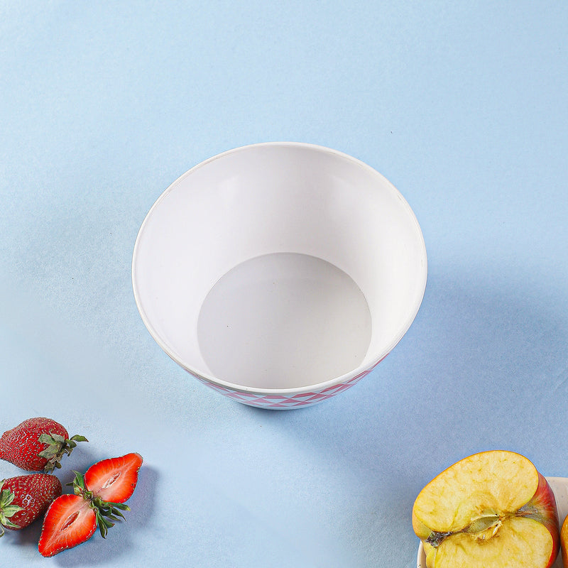 Jisho Snack Bowl (White & Pink) - 750 ML media 3