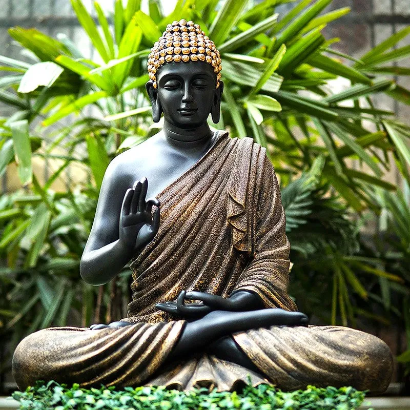 SoulSoothe Buddha Marble Idol - Black media 3