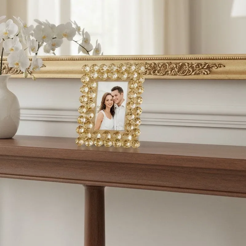 Shine Crystal Photo Frame - Gold media 7