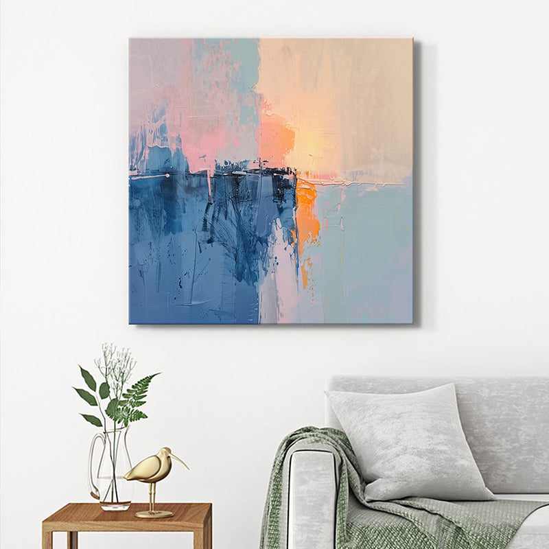 Sunset Pastel Wall Painting