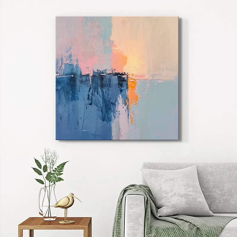 Sunset Pastel Wall Painting media 1