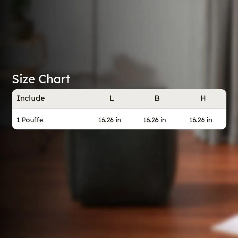 Balanced Proportion Pouffe - Green media 7