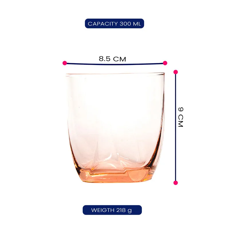 Luminarc Eiffel Whiskey Glass (300 mL/Pink) - Set Of Six media 6
