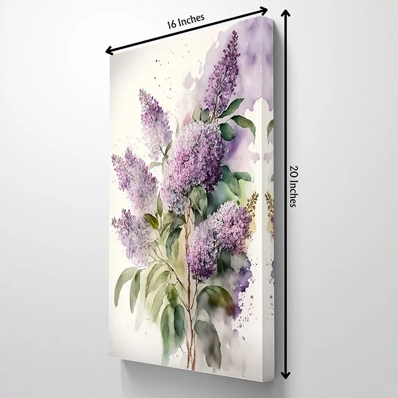 Blooming Lavender Canvas Wall Painting media 5