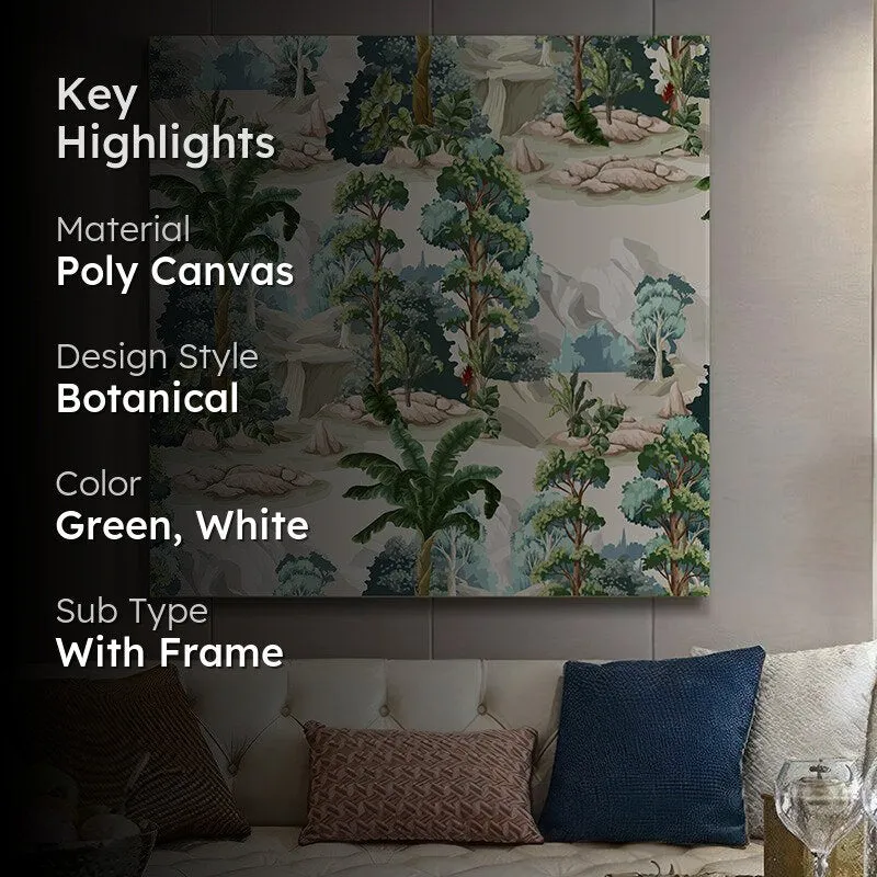 Lush Tropical Wall Painting media 2