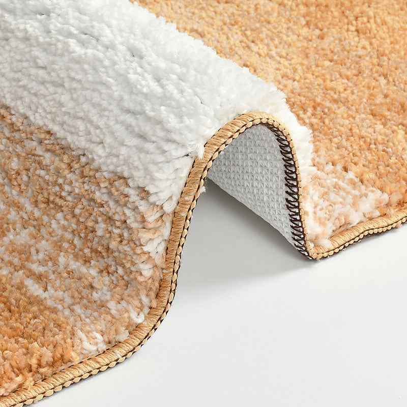 Elvira Anti Skid Striped Bath Mat - Orange media 4