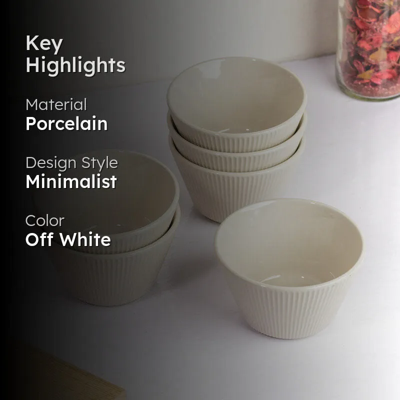 Valton Snack Bowl(300 mL) - Set Of Six - 2