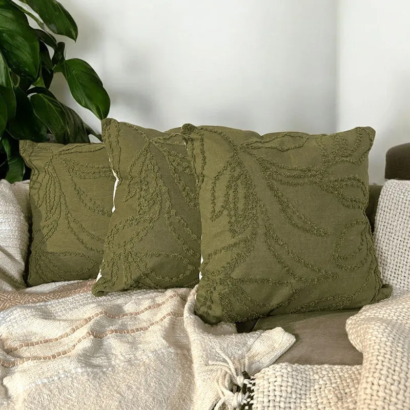 Tapestra Tufted Cushion Cover Set - Set Of Three media 1