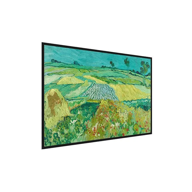 Garden Spring Canvas Wall Painting - Black Frame media 3