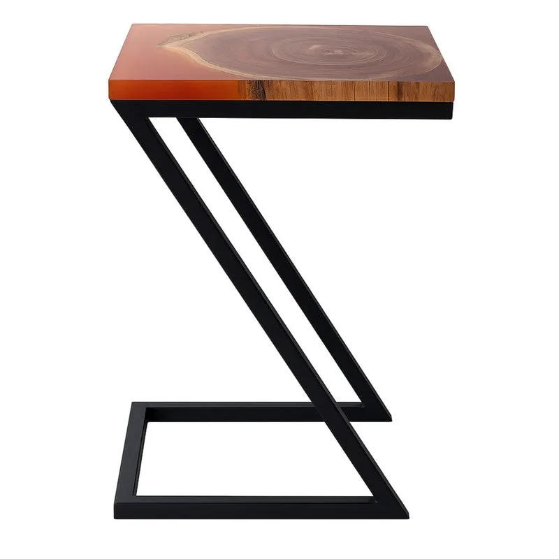 Drixon Carved Teak Wood Side Table media 3