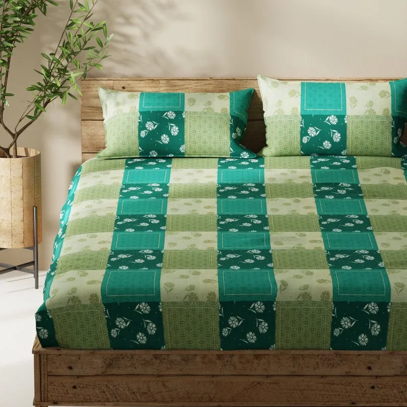 Norvik Bedsheet (Green) - 115 GSM media 4