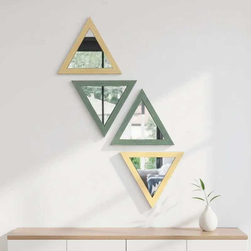 Artisan Cut Wall Mirrors - Set Of Four media 1