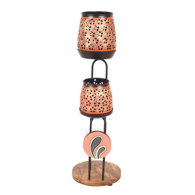 Moroccan Salma Tealight Holder - Set Of Two media 3