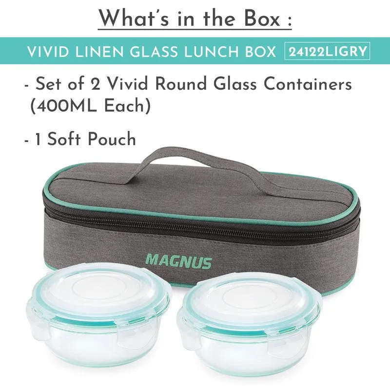 Zenix Compact Lunch Box with Lunch Bag - Three Piece Set media 5