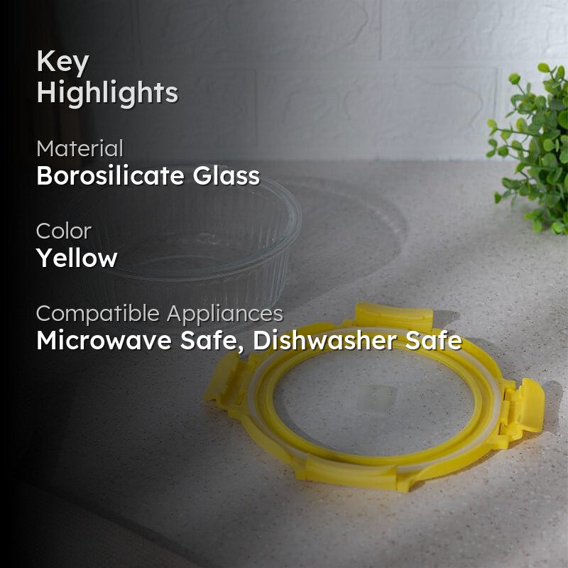 Nita Glass Lunch Box - 950 ML media 2