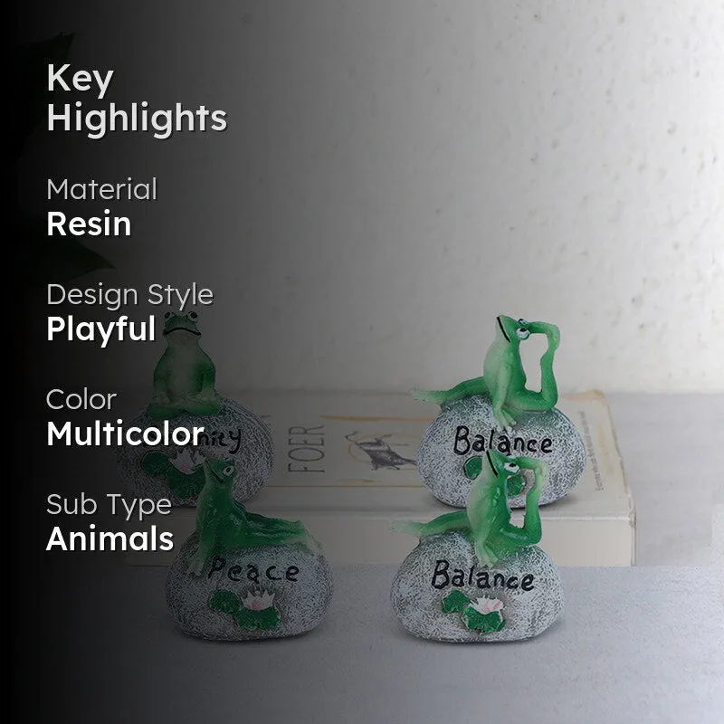 Serenity & Balance Resin Showpiece - Set Of Four media 2