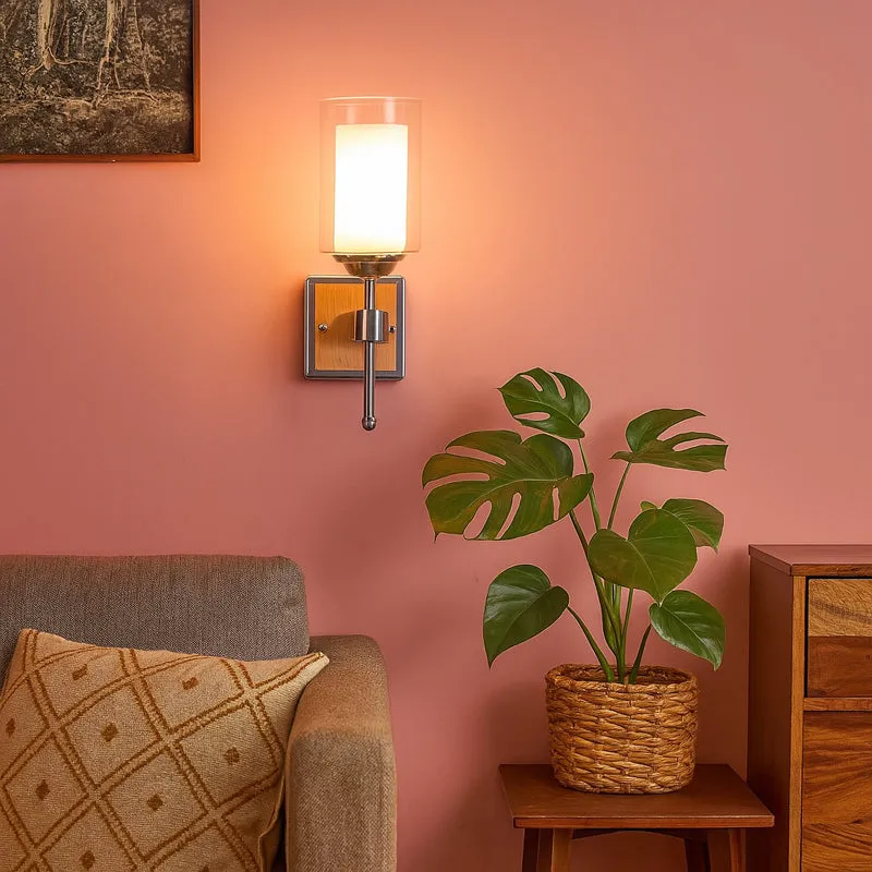 Jaza Glass and Metal Wall Lamp media 3