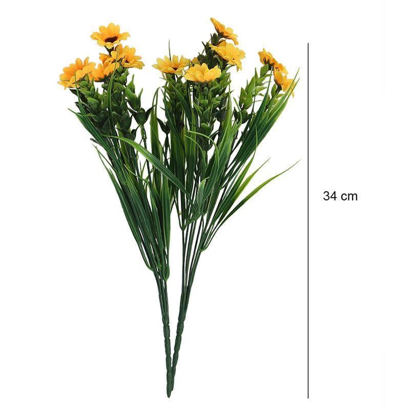 Faux Sunflower Floral Bunch - Set Of Two media 5