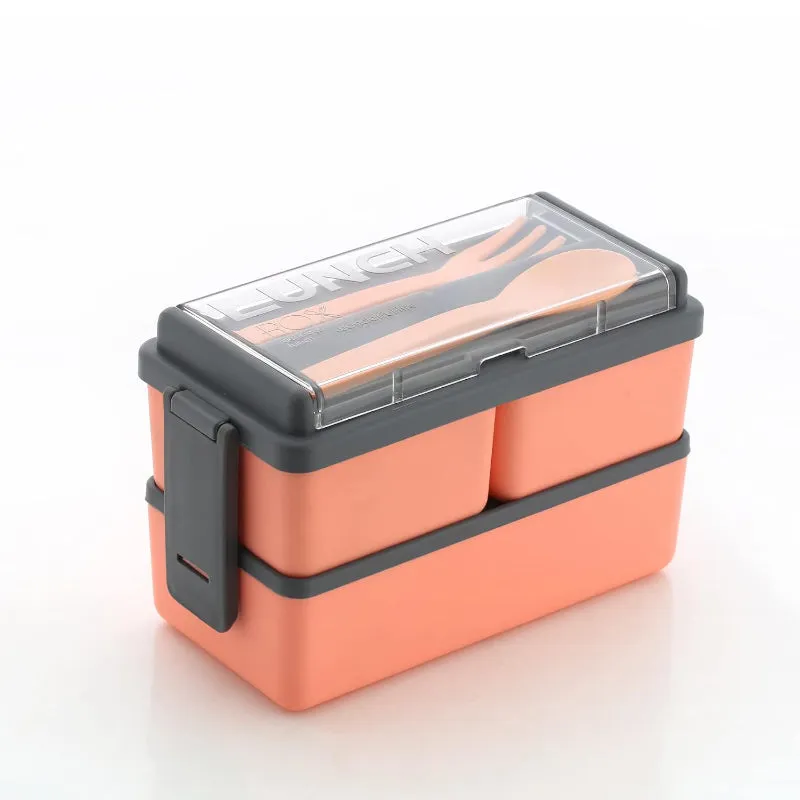 Disto Kids Lunch Box (1400 ML) - Orange & Grey media 5
