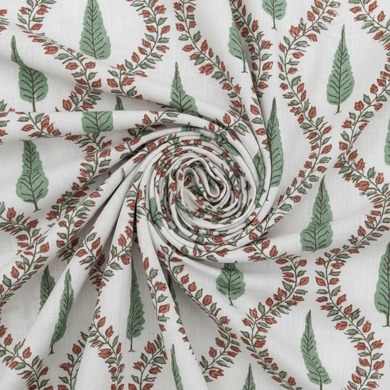 Regalia Cotton Bedsheet (Green) - 180 TC media 5