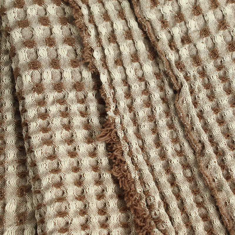 Nudo Cotton Throw - Dark Brown image 4