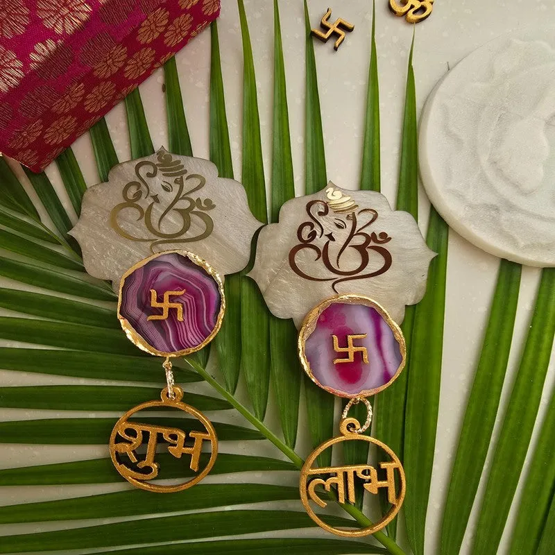 Svarna Swastik Latkan - Set Of Two media 4