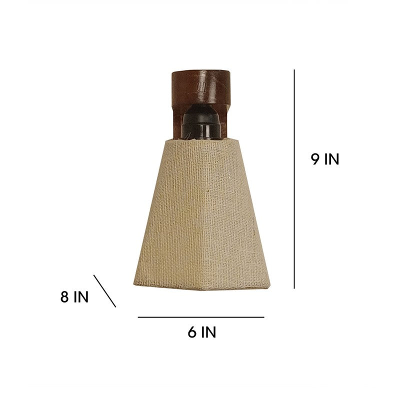 Piacere Jute & Wooden Wall Lamp media 7